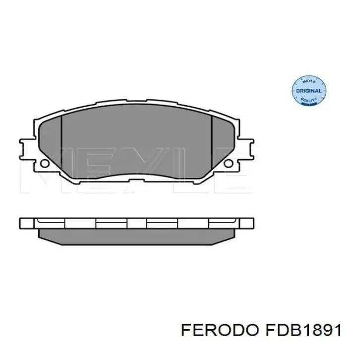 Колодки Ferodo FDB1891 цена, от 32.91 USD