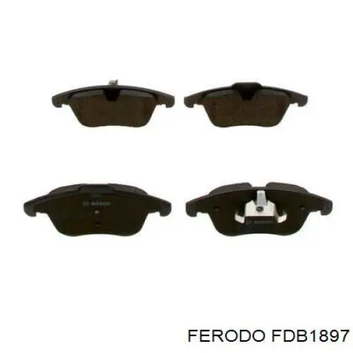 Передние тормозные колодки FDB1897 Ferodo