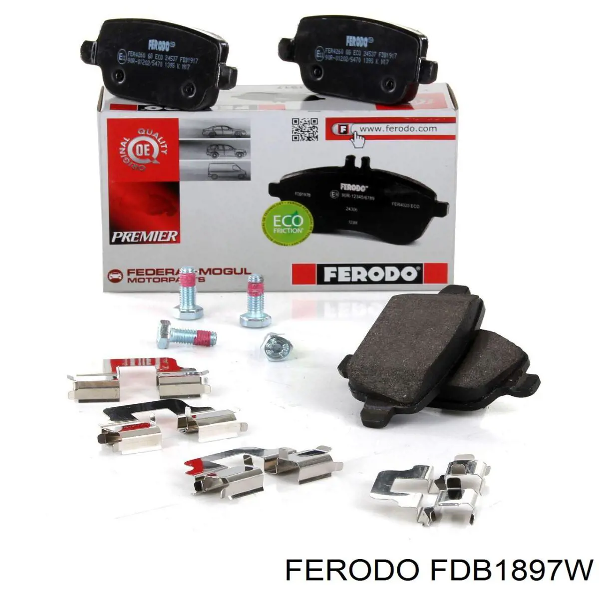 Купить FDB1897W Ferodo Колодки тормозные
