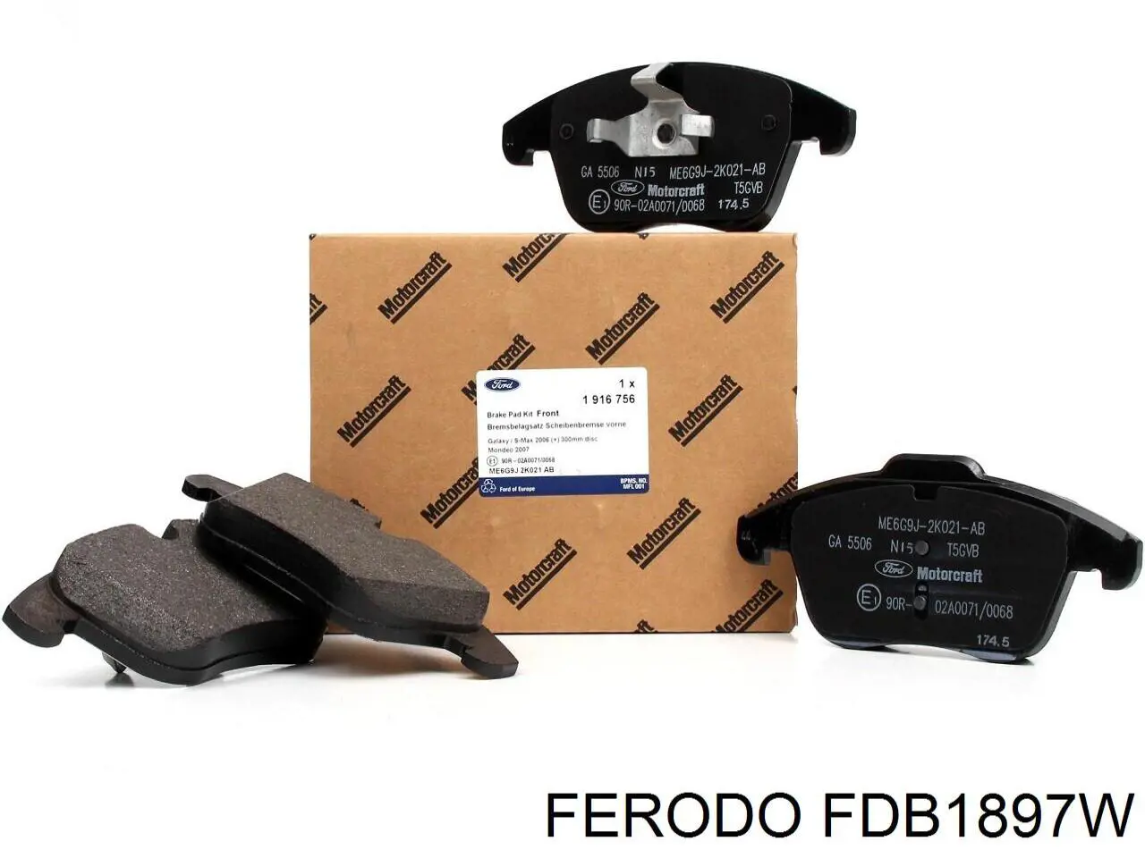 Колодки Ferodo FDB1897W цена, от 49.40 USD