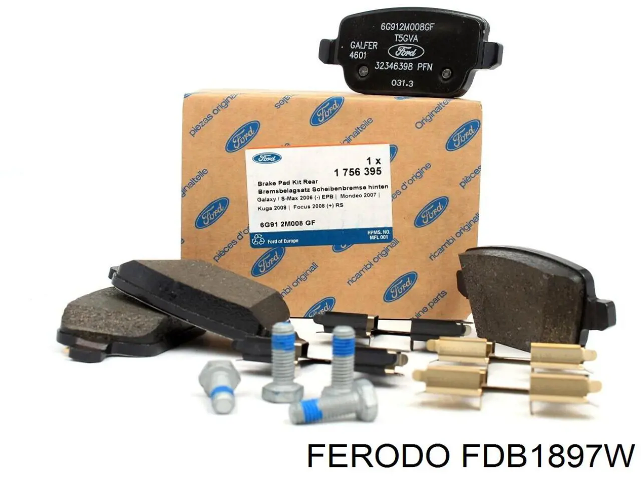 Колодки Ferodo FDB1897W цена, от 49.40 USD