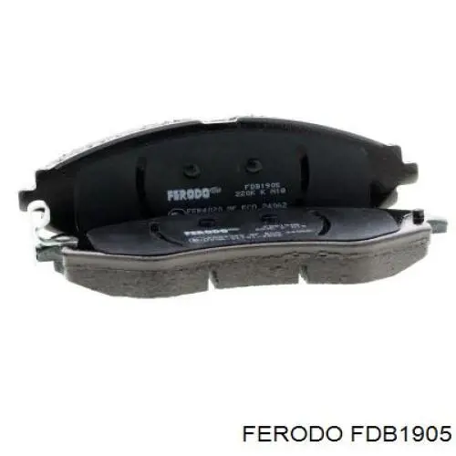 Pastillas de freno delanteras FDB1905 Ferodo