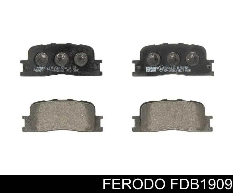 FDB1909 Ferodo задние тормозные колодки