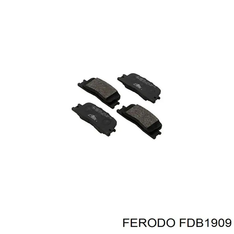 Задние тормозные колодки FDB1909 Ferodo
