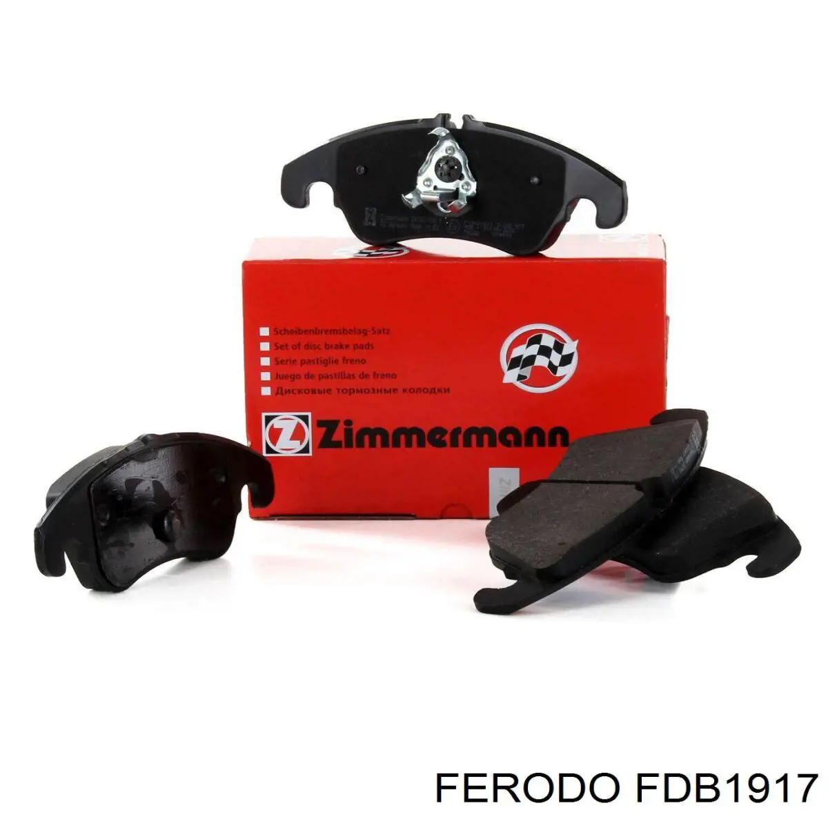 FDB1917 Ferodo Колодки тормозные дисковые комплект