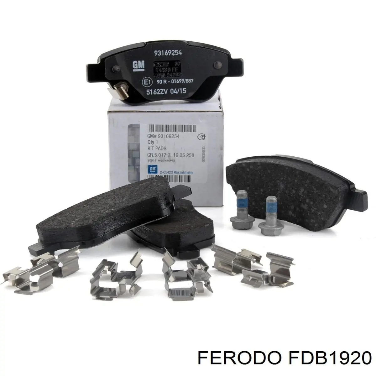 Купить FDB1920 Ferodo Колодки тормозные