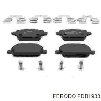 Задние тормозные колодки FDB1933 Ferodo