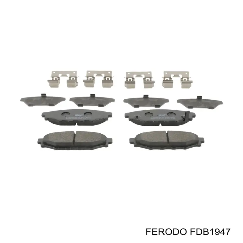 Колодки дисковые  Ferodo FDB1947 цена, от 30.98 USD