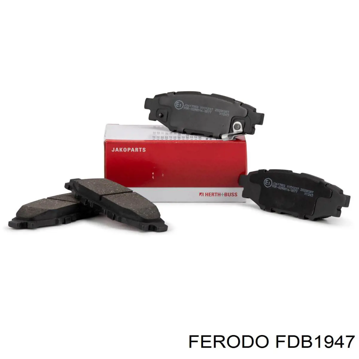 Задние тормозные колодки FDB1947 Ferodo
