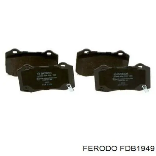 Колодки дисковые  Ferodo FDB1949 цена, от 28.99 USD
