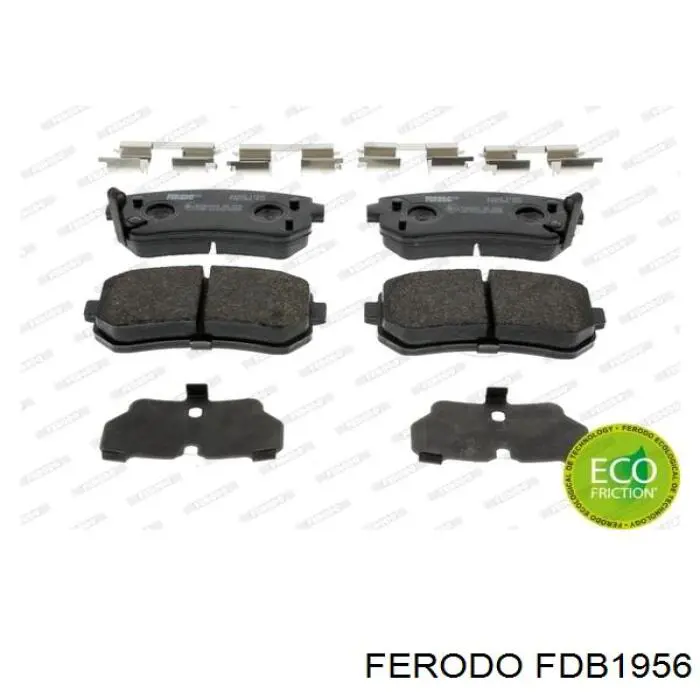 Колодки дисковые  Ferodo FDB1956 цена, от 17.91 USD