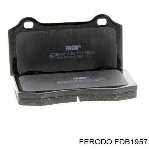 Колодки дисковые  Ferodo FDB1957 цена, от 32.26 USD