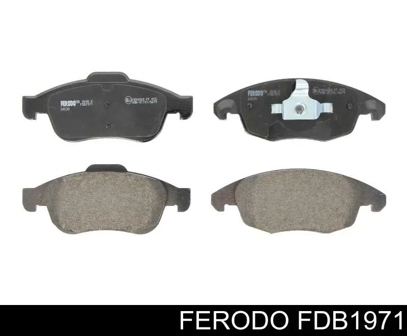 Колодки тормозные передние дисковые Ferodo FDB1971