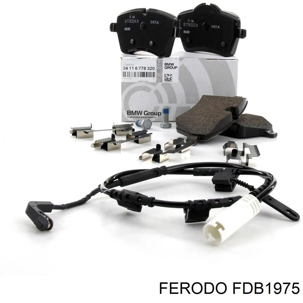 Колодки дисковые  Ferodo FDB1975 цена, от 34.97 USD