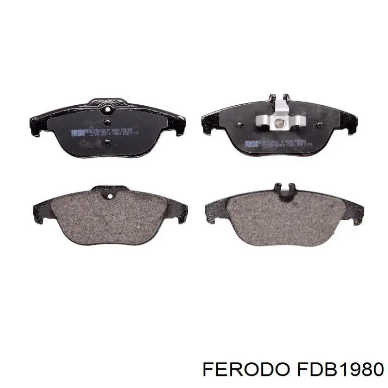 Задние дисковые колодки Ferodo FDB1980