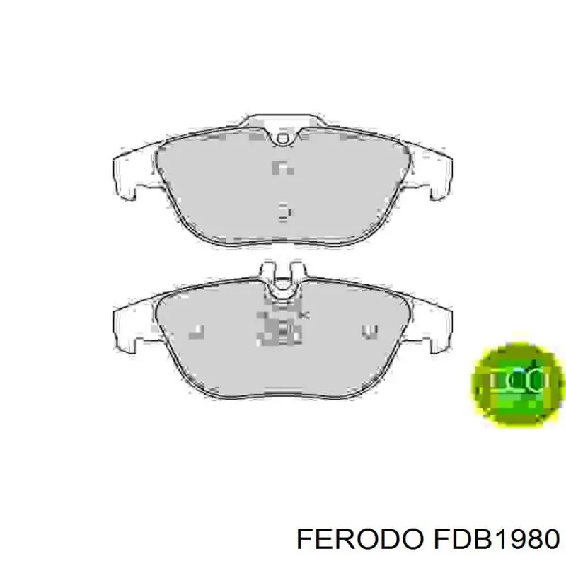 Pastillas de freno traseras FDB1980 Ferodo