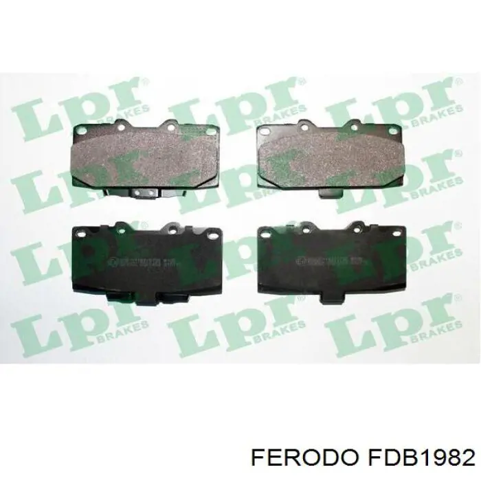 Колодки Ferodo FDB1982 цена, от 40.97 USD