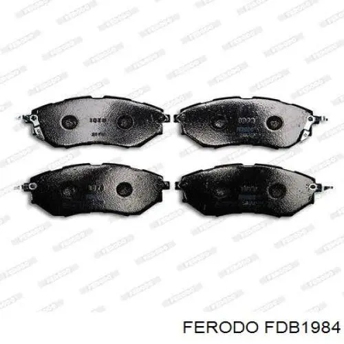 Колодки Ferodo FDB1984 цена, от 45.28 USD