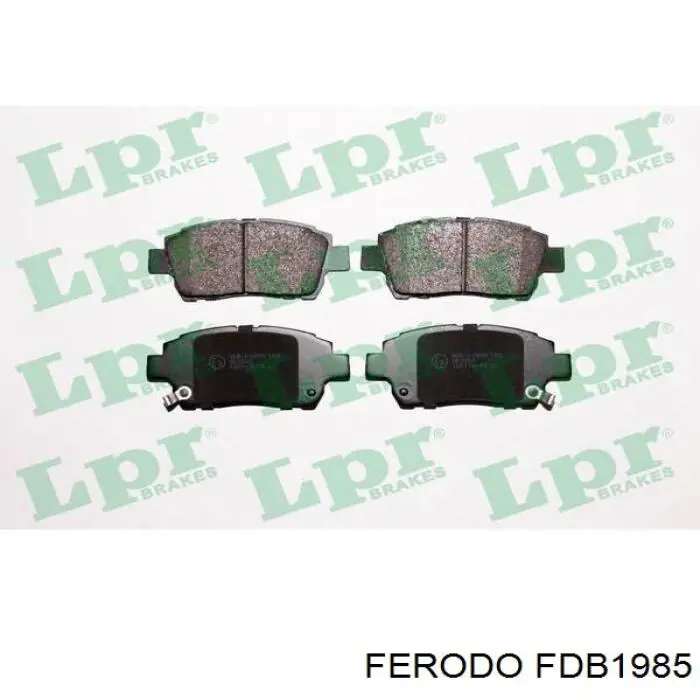 Купить FDB1985 Ferodo Колодки тормозные