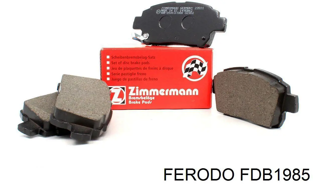 Передние тормозные колодки FDB1985 Ferodo