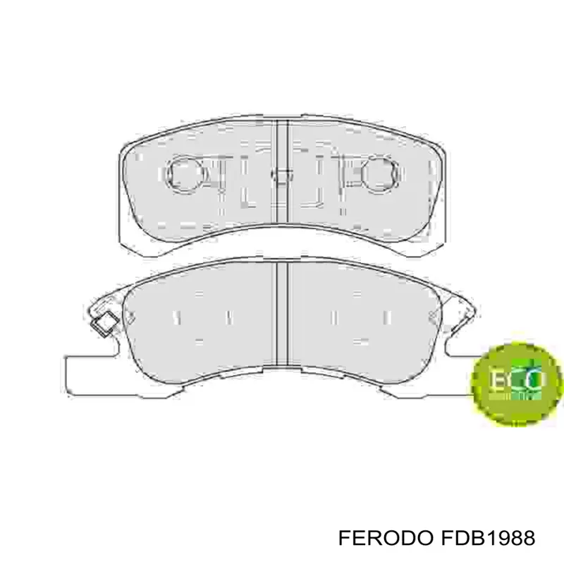 Колодки Ferodo FDB1988 цена, от 26.47 USD