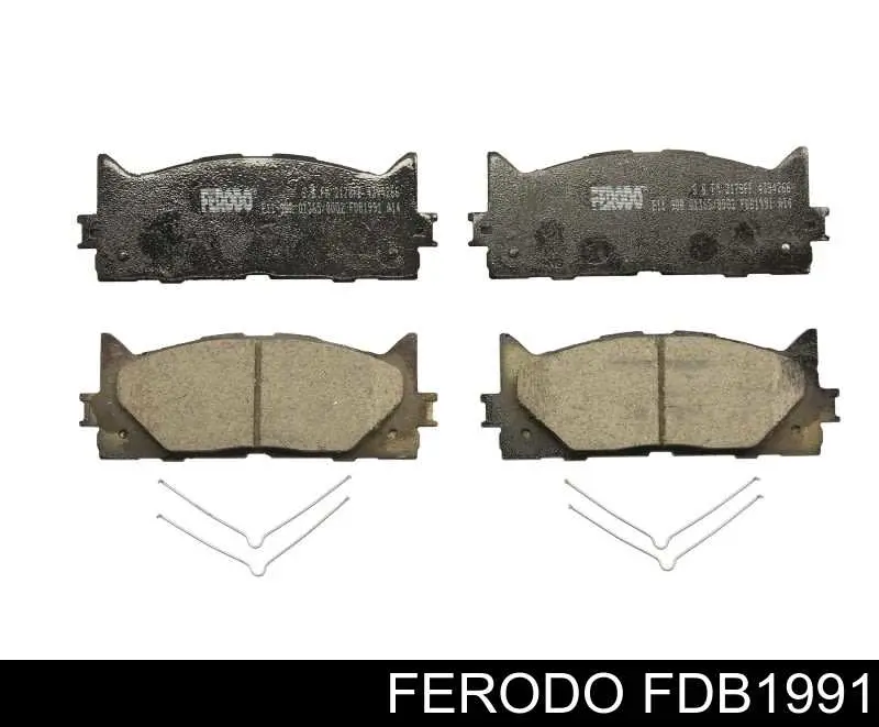 Передние тормозные колодки FDB1991 Ferodo