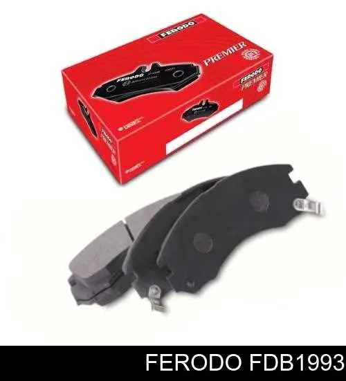 FDB1993 Ferodo колодки тормозные передние дисковые