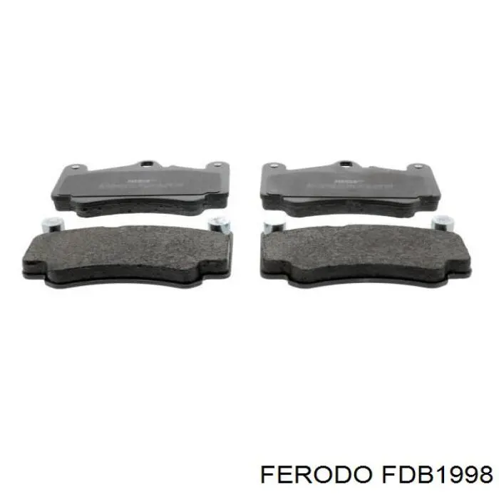 Pastillas de freno delanteras FDB1998 Ferodo