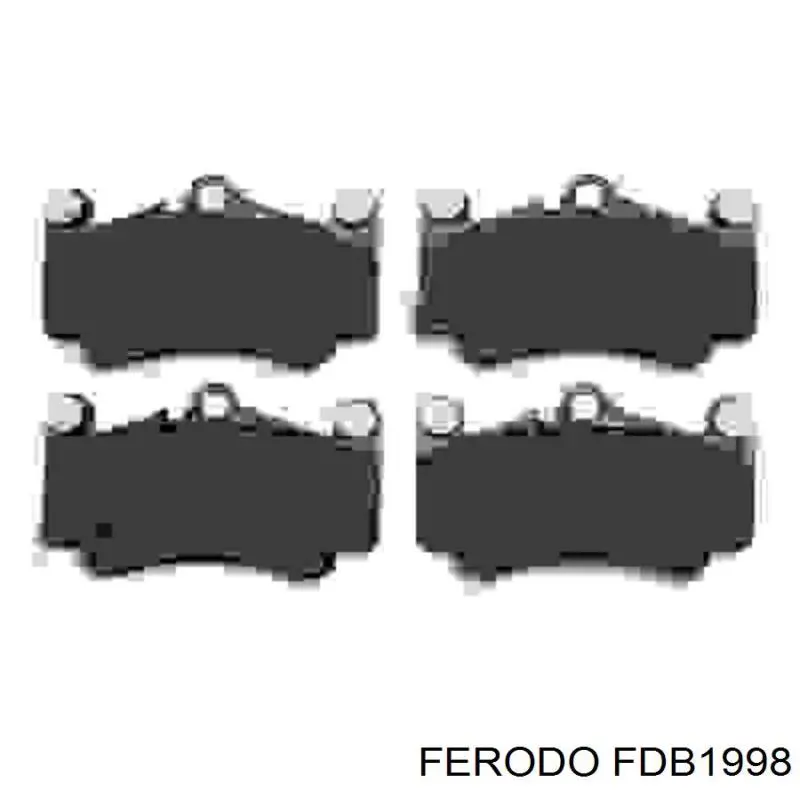 Передние тормозные колодки FDB1998 Ferodo