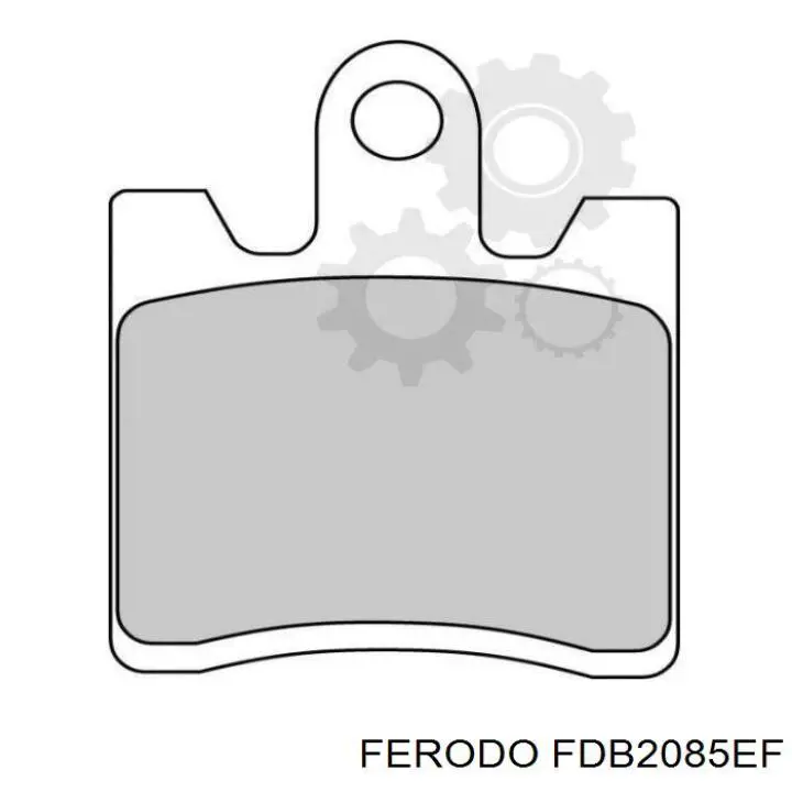 Передние тормозные колодки FDB2085P Ferodo