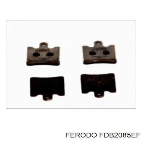 FDB2085P Ferodo Колодки передние