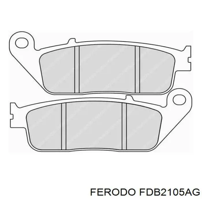 Купить FDB2105EF Ferodo Колодки тормозные