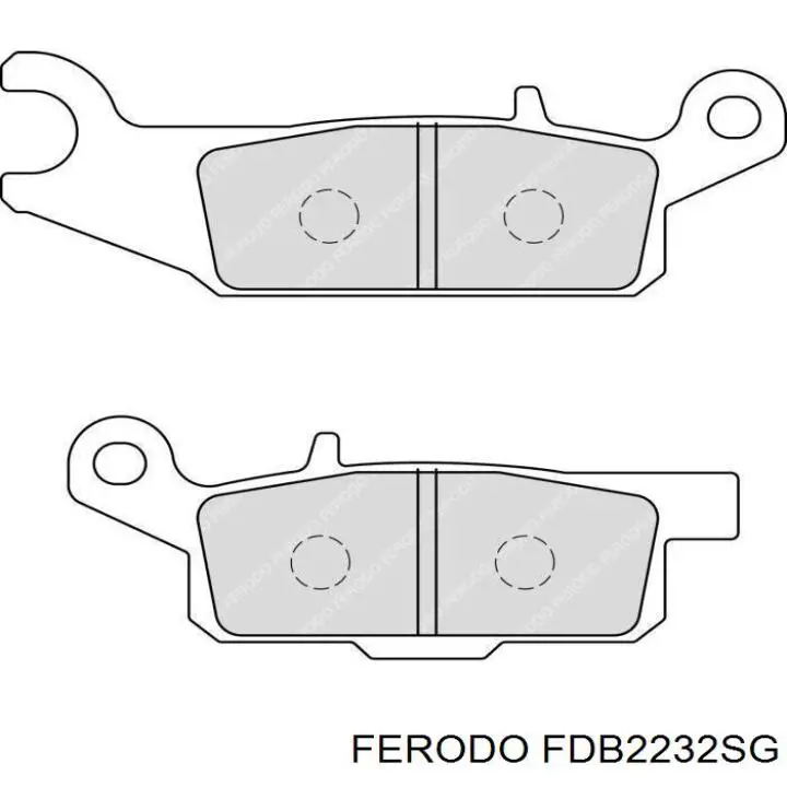 3B4W00461000 Yamaha Колодки передние