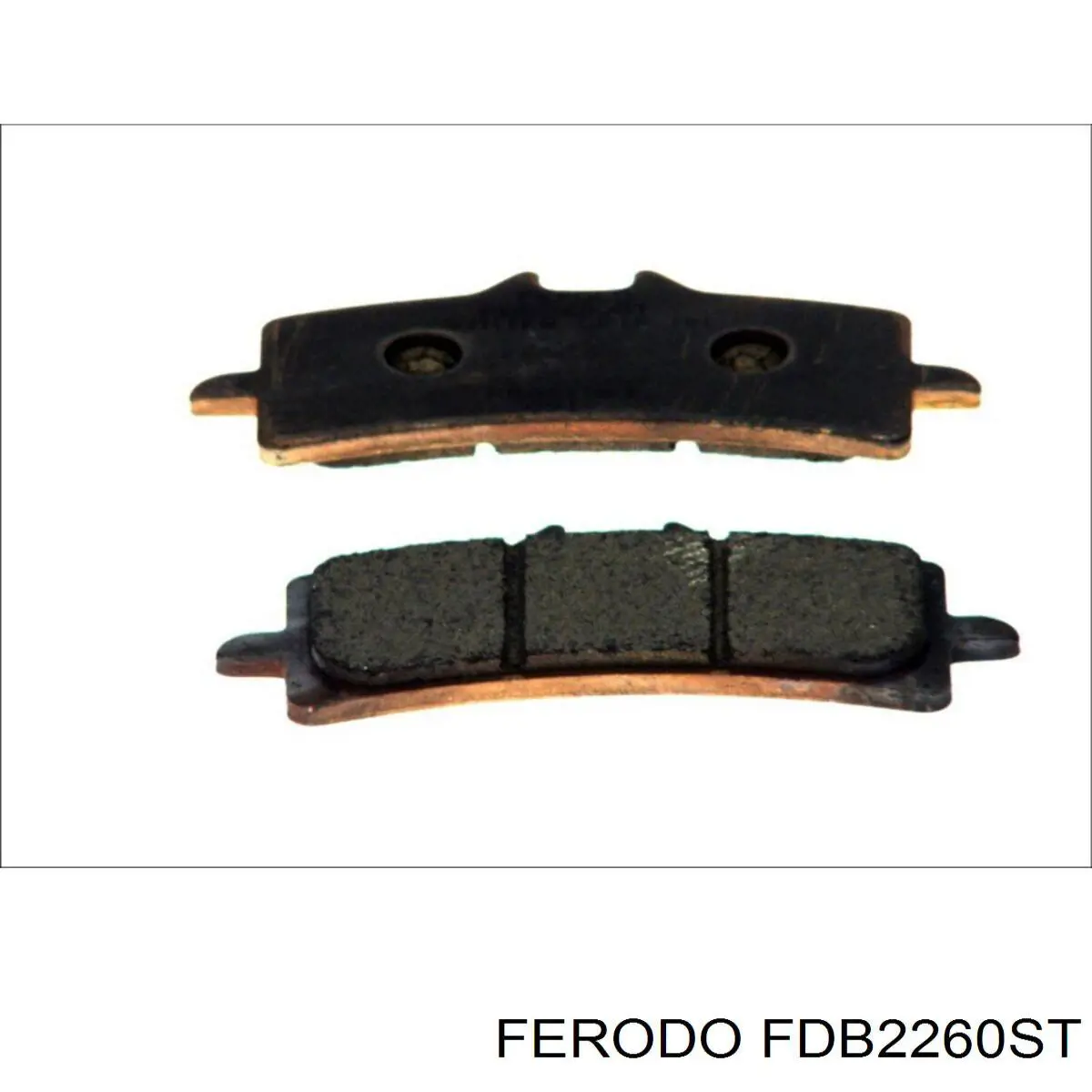 Передние тормозные колодки FDB2260ST Ferodo