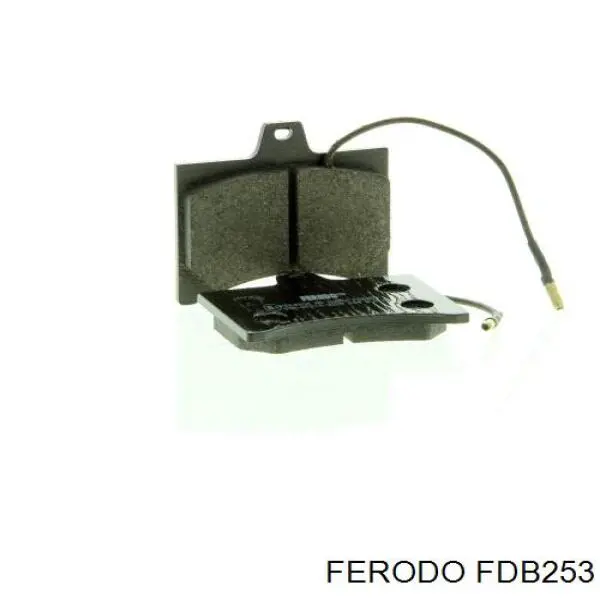 FDB253 Ferodo колодки тормозные передние дисковые