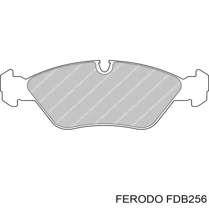 Pastillas de freno delanteras FDB256 Ferodo