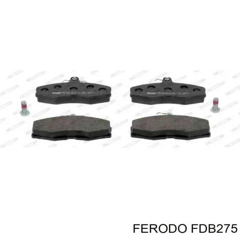 FDB275 Ferodo колодки тормозные передние дисковые