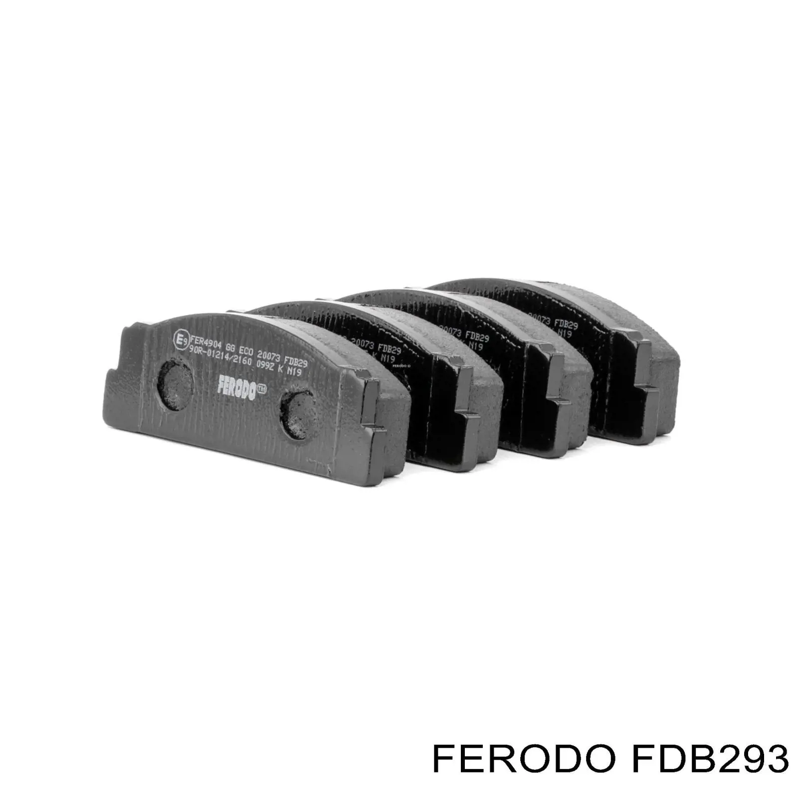 FDB293 Ferodo колодки тормозные передние дисковые