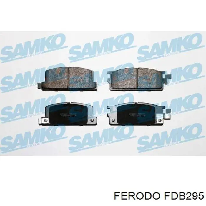 FDB295 Ferodo колодки тормозные передние дисковые