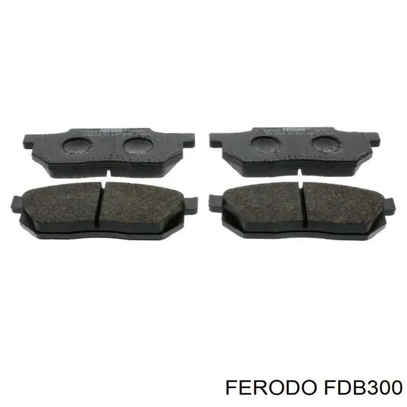 FDB300 Ferodo передние тормозные колодки