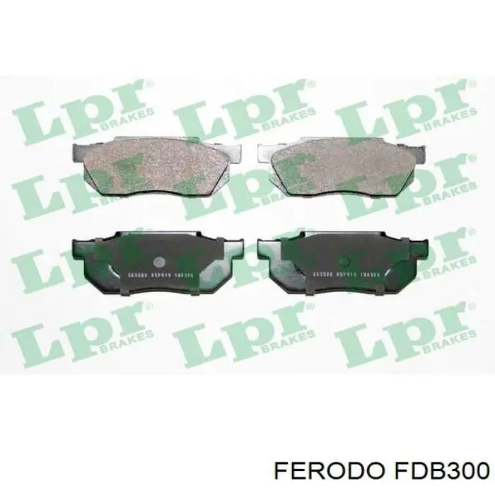 Купить FDB300 Ferodo Колодки тормозные