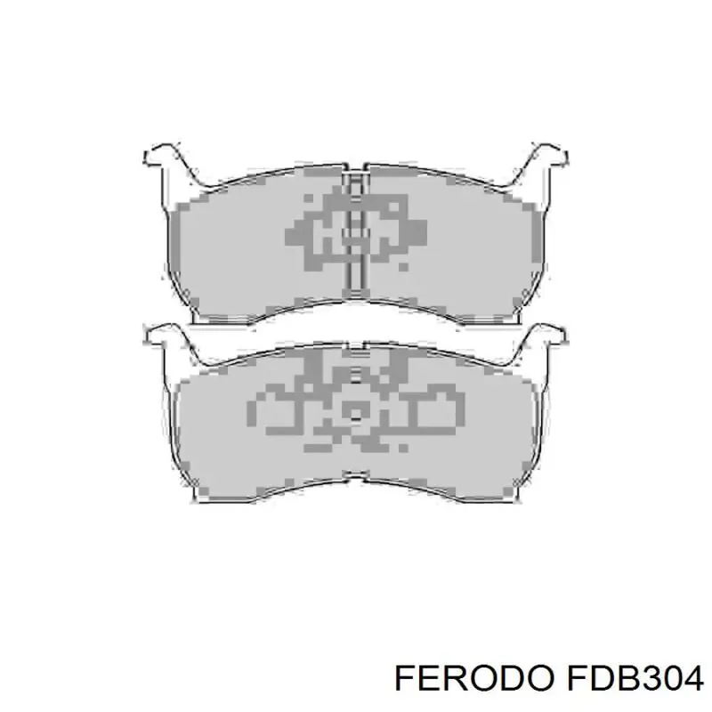 Передние тормозные колодки FDB304 Ferodo