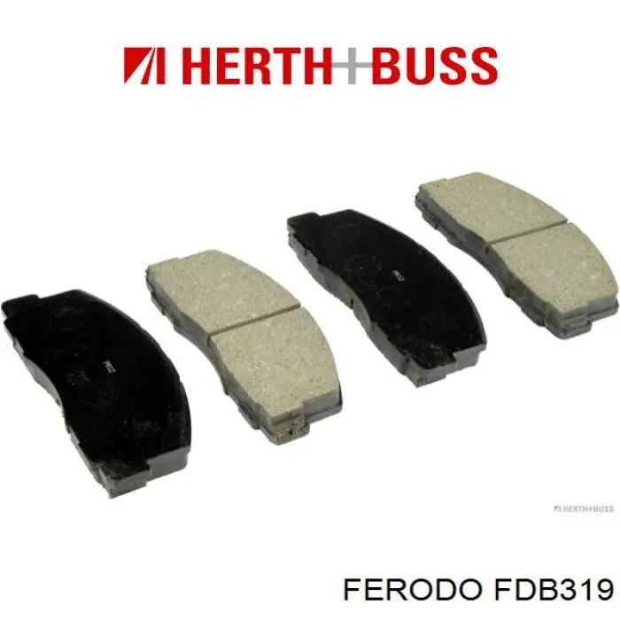 FDB319 Ferodo Колодки передние