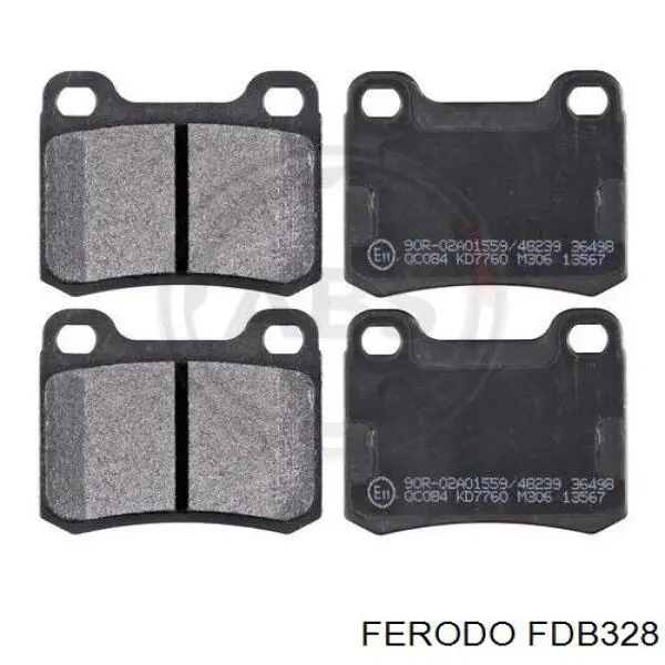 Задние дисковые колодки Ferodo FDB328