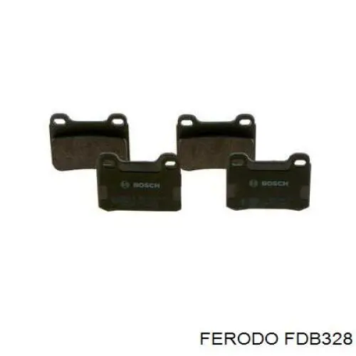 FDB328 Ferodo Колодки тормозные дисковые комплект