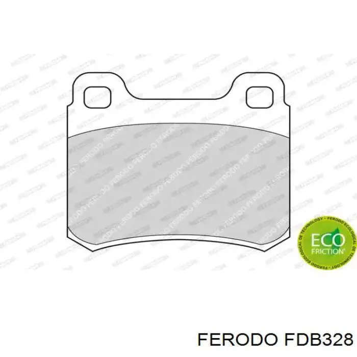 FDB328 Ferodo колодки тормозные задние дисковые