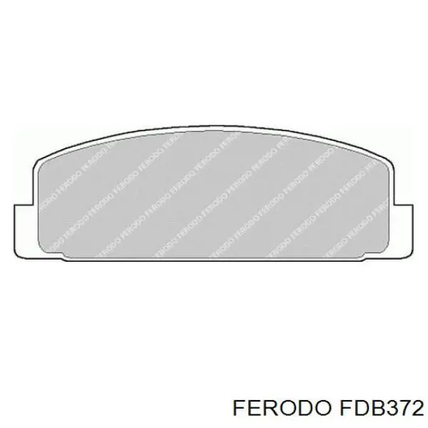 Купить FDB372 Ferodo Колодки тормозные задние, дисковые