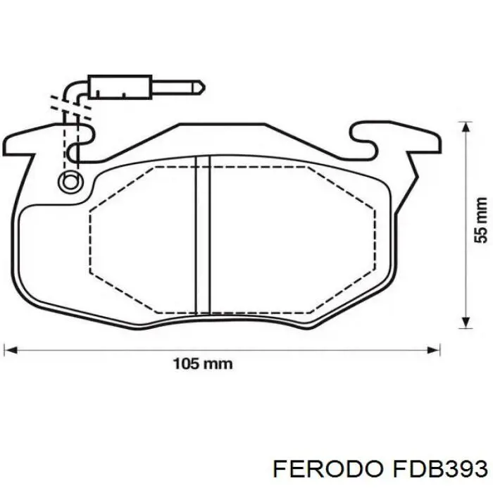 Колодки Ferodo FDB393 цена, от 18.15 USD