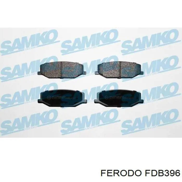 Купить FDB396 Ferodo Колодки тормозные