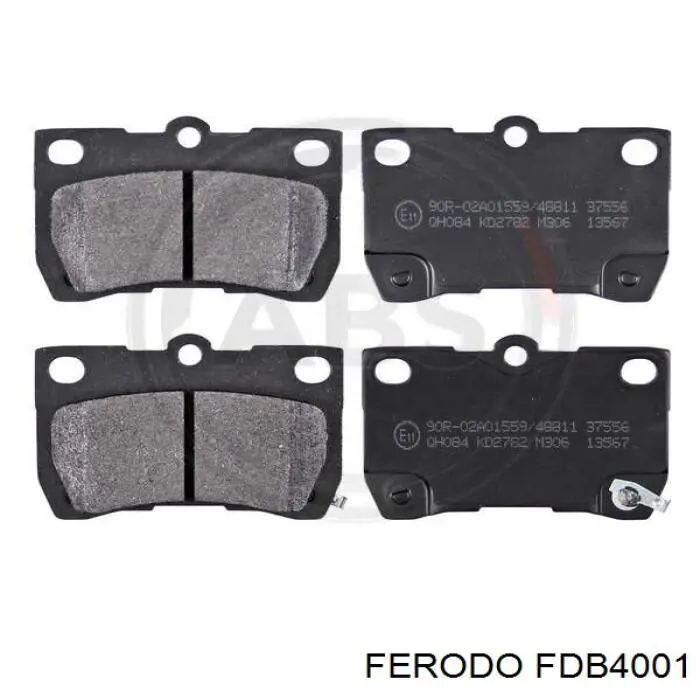Колодки дисковые  Ferodo FDB4001 цена, от 23.87 USD